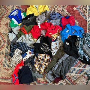 Lot of 29 boys clothes items from 4-5